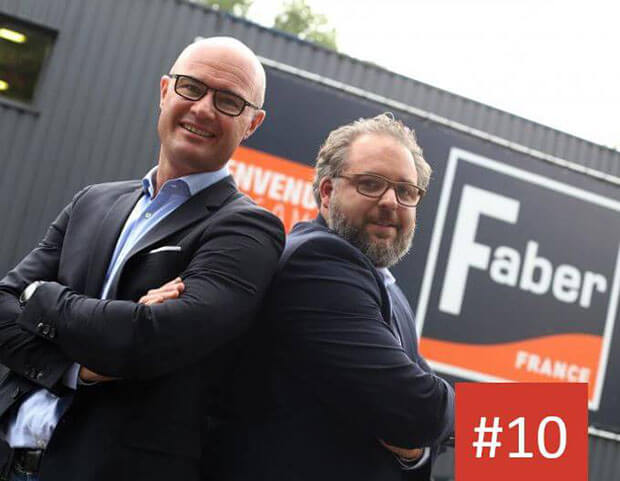 Loïc Wattraint et Georges Charlet – Dirigeants de Faber France