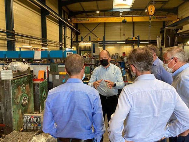 Visite de l’entreprise Gallez-Plastitek pour les dirigeants de la communauté IRD Connect